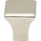Jeffrey Alexander 7/8" Overall Length Polished Nickel Square Marlo Cabinet Knob 972S-NI - alternate 2